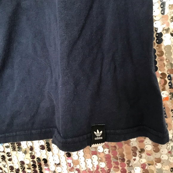 Adidas Kids Blue Short Sleeve Logo Shirt - Picture 2 of 4